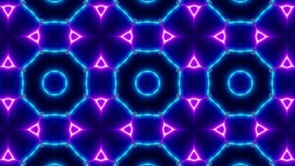 Laser Beam Neon Light Vj Kaleidoscope Loop 4K 09