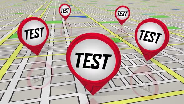Test Location Spot Area Home Inspection Assessment 3d Animation