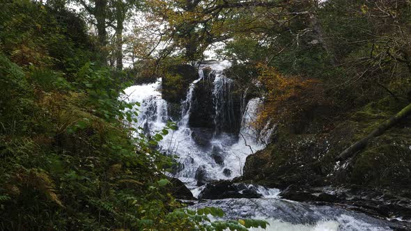 Rhaeadr Ewynnol Swallow Falls Waterfall. Locked Off