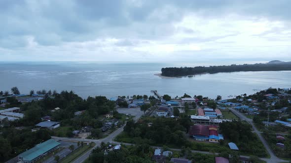 Prawn Fish Farm Aerial