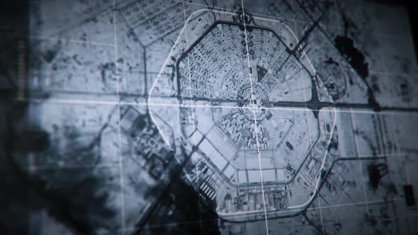 Modern Military Aerial Drone Establishes Surveillance Over Target Army Base alt