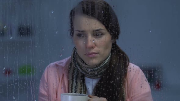 Woman Drinking Tea