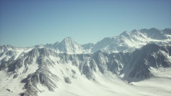 Big Mountain Peaks at Sunny Day alt