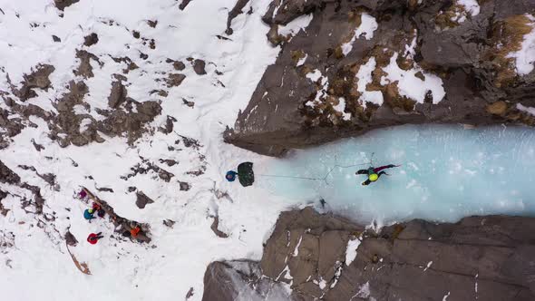 Woman is Leading on Ice