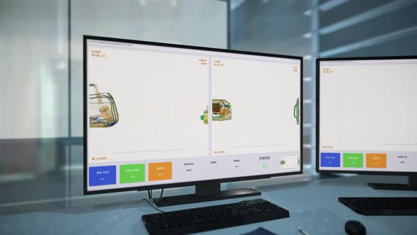 Departures Baggage X-Ray Scanner Detects Prohibited Item Inside Passengers Bag alt