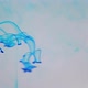 Liquid Abstractions the Dissolution of Blue Paint in Water Slow Motion - VideoHive Item for Sale