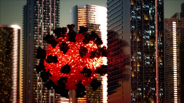 Empty City Caused By Quarantine As a Result of Coronavirus Infection alt