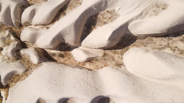 Cappadocia Landscape Aerial View. Turkey. Goreme National Park