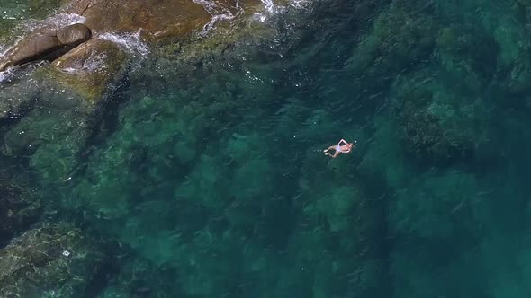 Girl in Sea