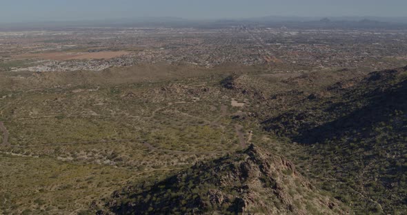 Desert mountains in the southwestern United States