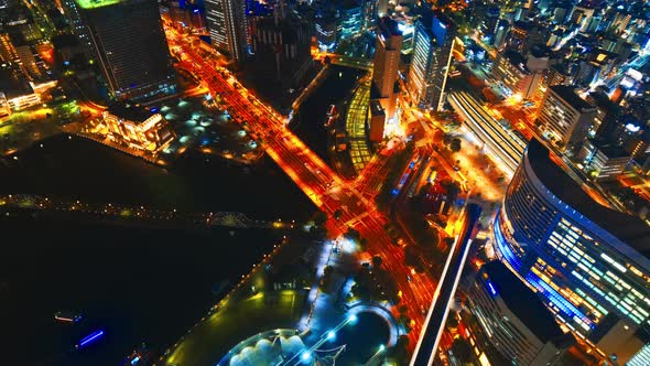 Time lapse beautiful architecture building in Yokohama city skyline Japan alt