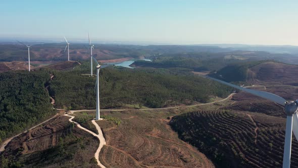 Generating Clean Green Electricity From Wind Turbine Generators in the Portuguese Mountainous Area