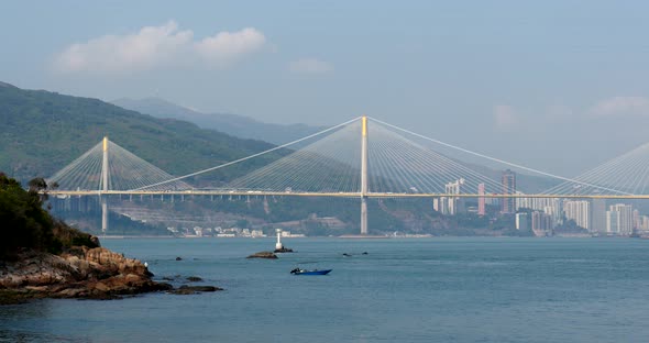 Hong Kong Ting kau bridge 