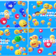 3D Emoji Flowing Backgrounds Pack - VideoHive Item for Sale