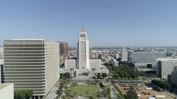 Aerial view of the Central Library