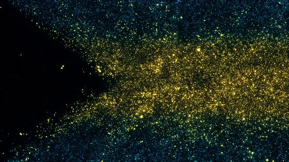 Bahamas Flag With Abstract Particles alt