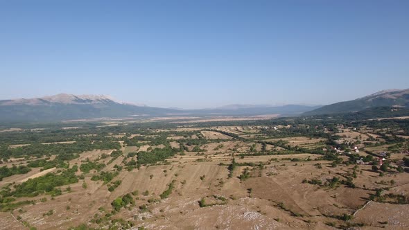 Mountains And Desert