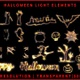 Halloween Light Elements FX - VideoHive Item for Sale