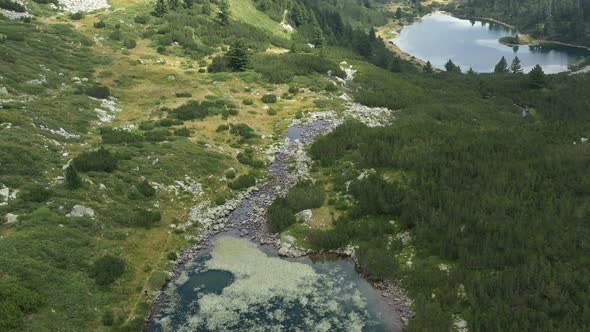 Upper Vasilashko Lake To Down Vasilashko 