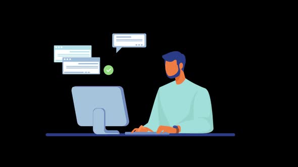 Social media animation 4K alt