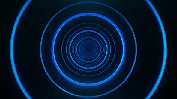 VJ Abstract Neon Tunnel Speed