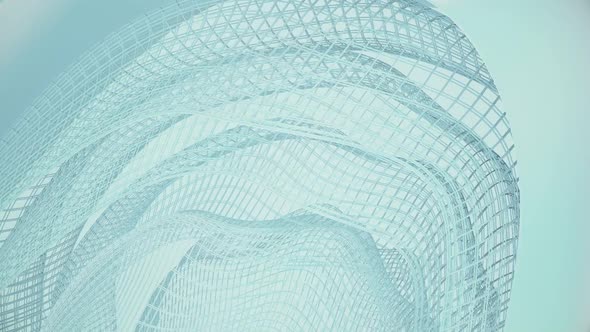 Wavy Grid Corporate Blue Background alt