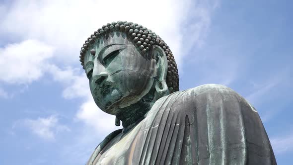 Famous Great Buddha Statue in Kamakura