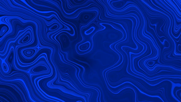 Blue Line Wavy Marble Liquid Animated Background