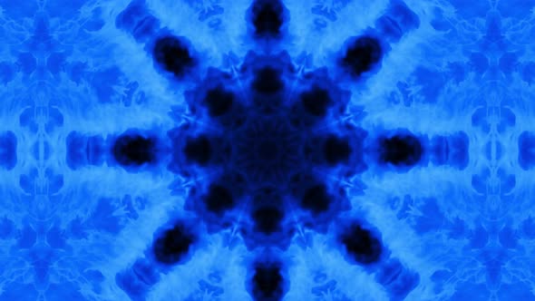 Abstract Stripes Kaleidoscope effect