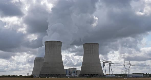 Nuclear power station, Dampierre en Burly, Loiret, France