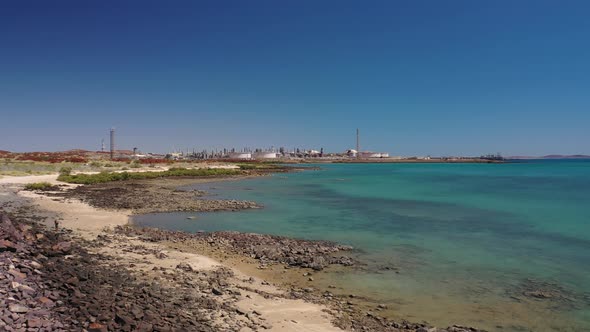 Withnell Bay, Burrup Peninsula, Karratha, Western Australia 4K Aerial Drone