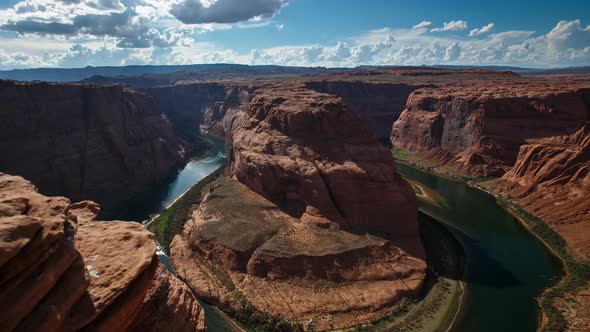 Horseshoe Bend in Arizona Time Lapse