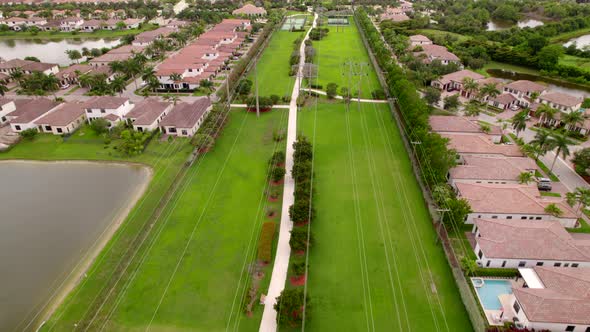 Cooper City Florida Fpl Row Electric Power Lines