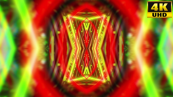 Abstract Kaleidoscope Vj Loops V17