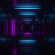 Flickering Neon Tunnel Loop - VideoHive Item for Sale