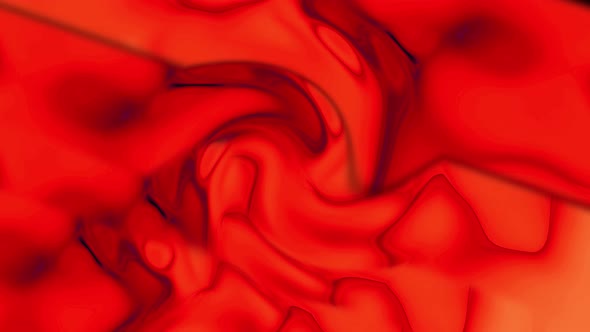 Splash red color ink liquid wavy animation. Vd 547