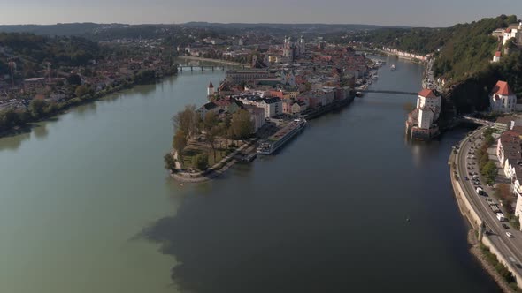 Passau City in Germany Approach