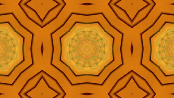 Abstract geometric kaleidoscope or manadala