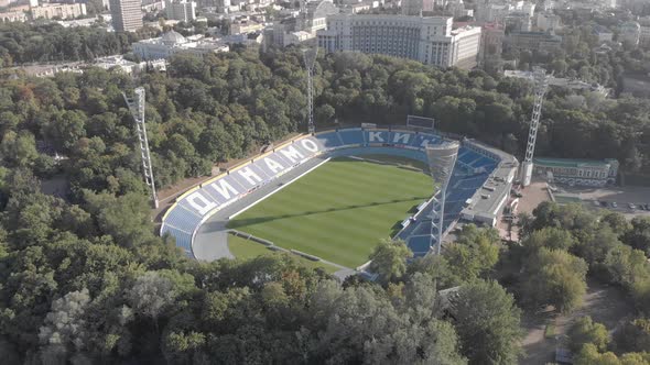 Dynamo Kyiv Lobanovskyi Stadium Aerial View