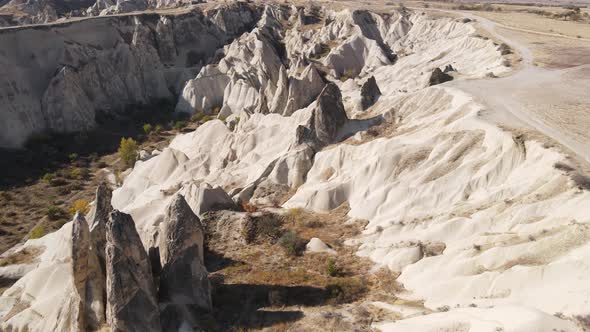 Aerial View Cappadocia Landscape