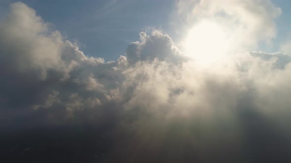 Sky with Clouds Landscape Aerial