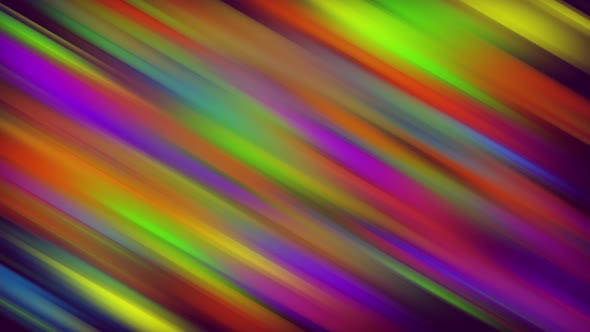 Twisted vibrant iridescent gradient blurred of green purple red orange yellow blue and pink colors