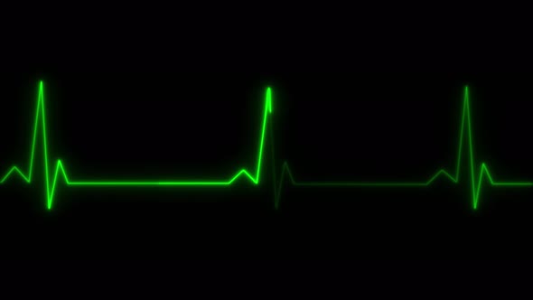 Concept 5-E1 Realistic Heart Pulse Monitor Animation