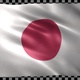 Japan waving flag looped - VideoHive Item for Sale