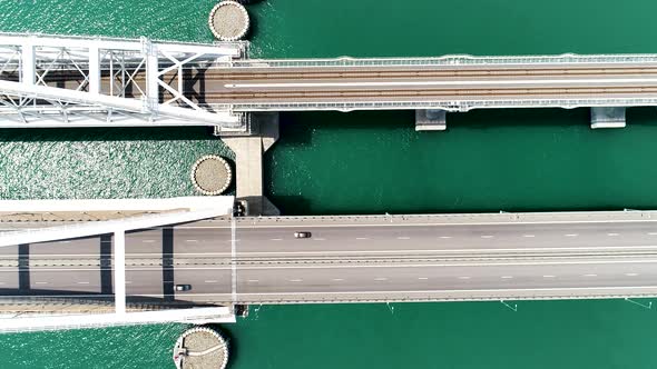 A Huge Bridge is a Bird'seye View