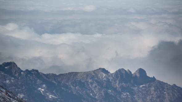 Sierra nevada spain granada mountains snow peaks ski timelapse