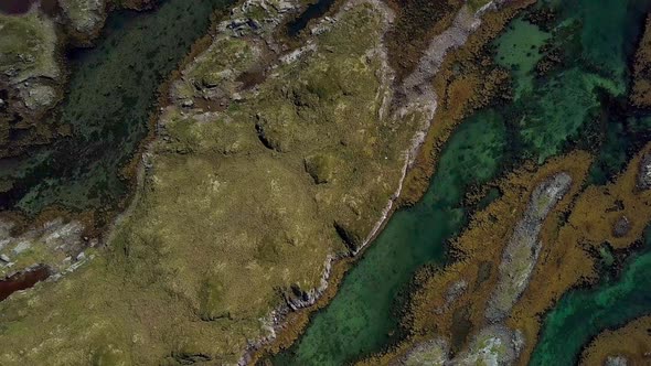 Flight Over Islands and Sea Straits