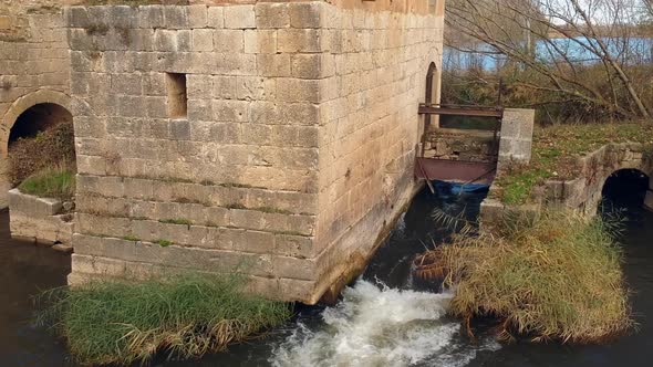 Old and abandoned water mill