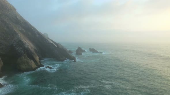 Praia da Adraga views on the coast of Portugal