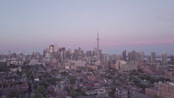 Toronto skyline in Summer